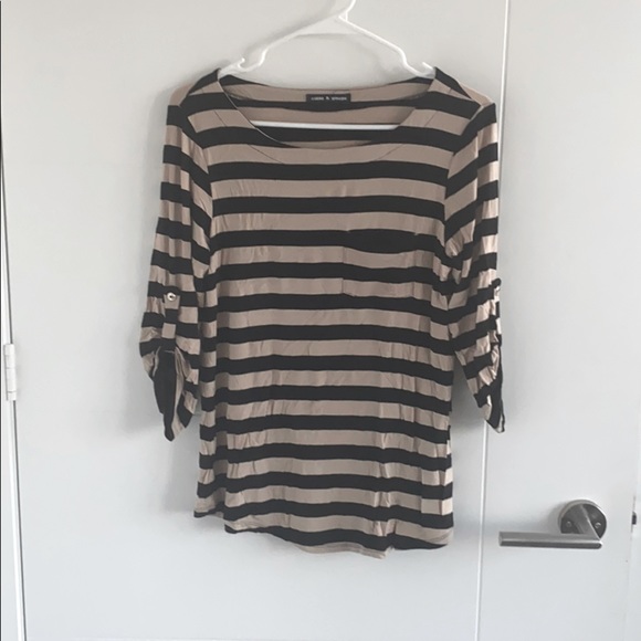 Striped 3/4 length shirt - Picture 1 of 1